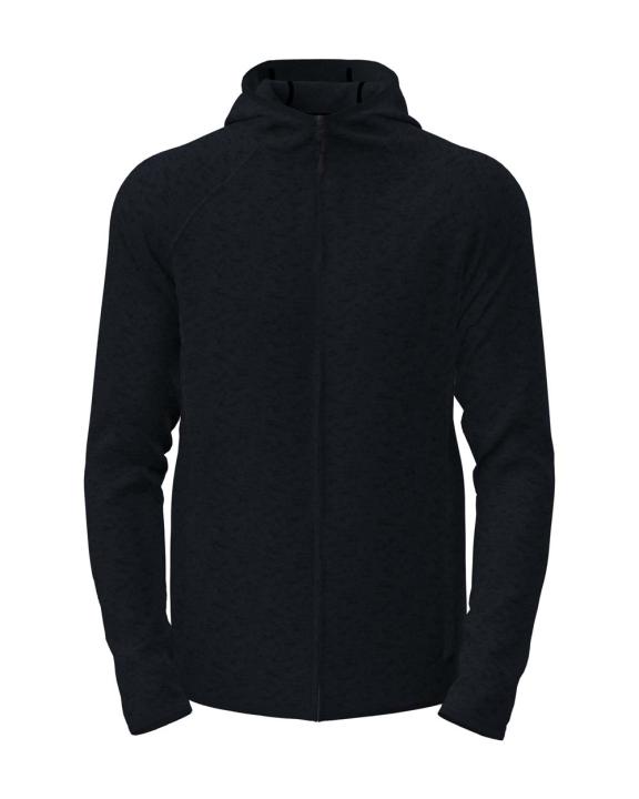 Lux Hooded Knit Fleece Jacket
