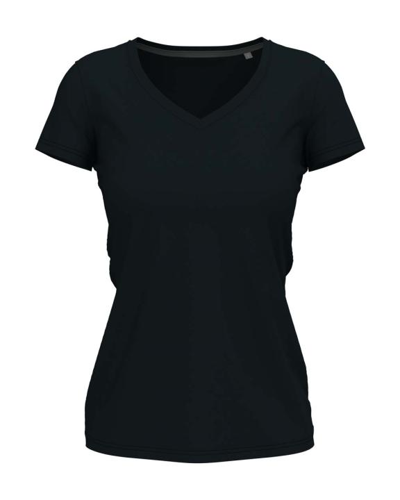 Stretch-T V-neck for women